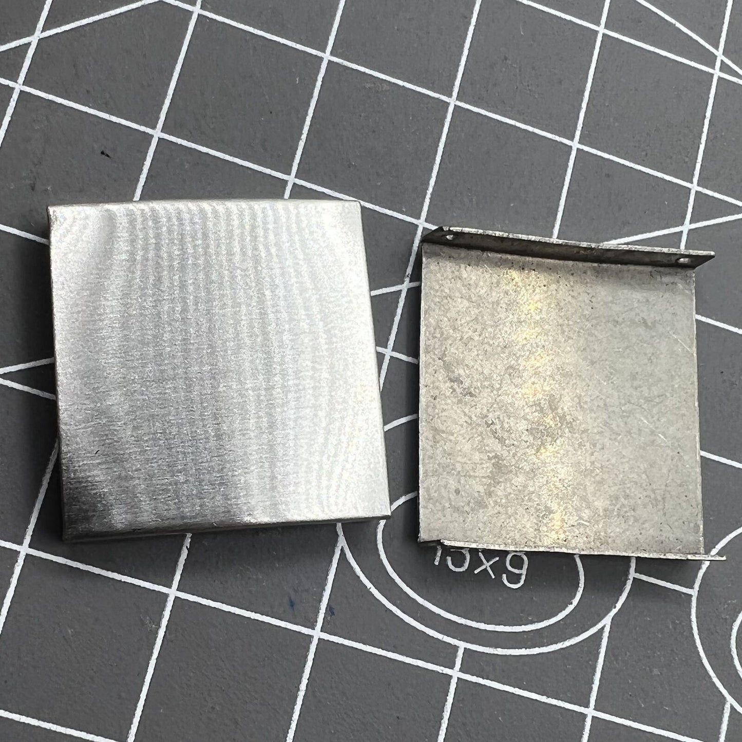 Silver 3-fold buckle extender, 9 sizes, 18 pieces for versatile watch strap adjustments