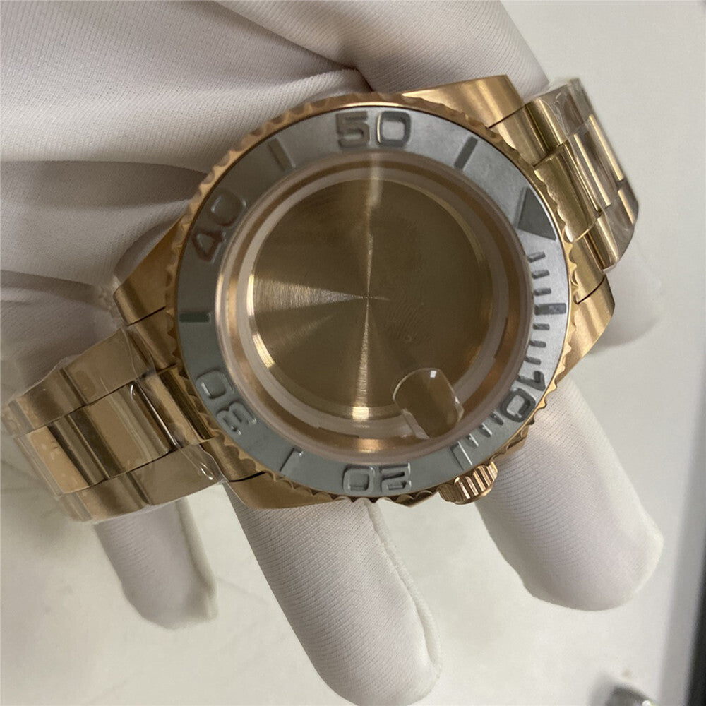 41MM watch case with 20MM strap compatible with Miyota 8215/8205/8200/2813 movements, durable design.