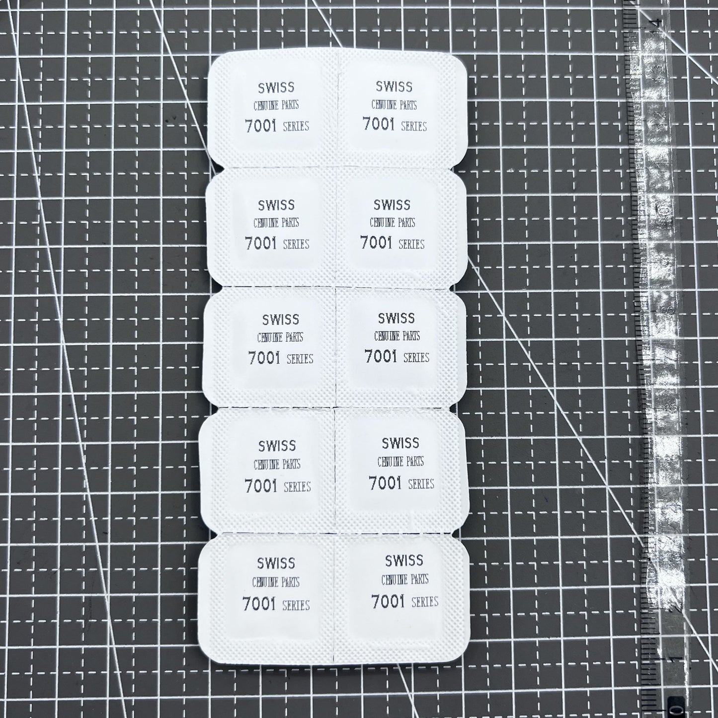 2 STÜCK Aufzugswellen für Schweizer Uhr ETA 7001-1 Werk