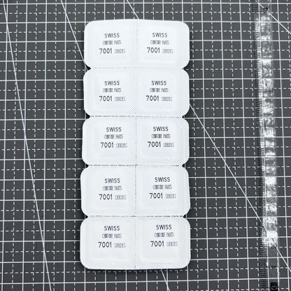 2 STÜCK Aufzugswellen für Schweizer Uhr ETA 7001-1 Werk