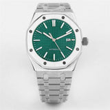 41mm Men's Mechanical Stainless Steel Watch Case + NH35 Movement Sapphire Glass