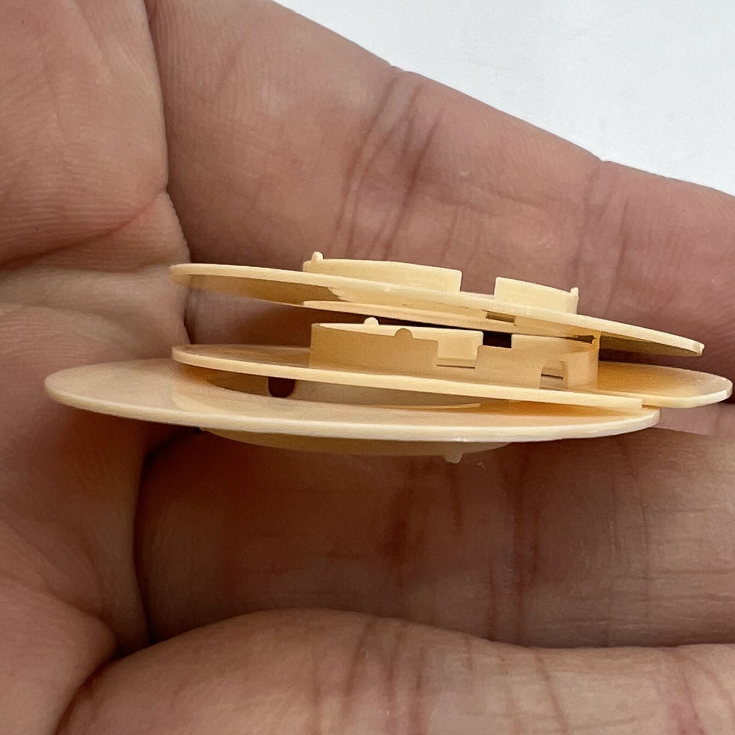 Durable watch case cushion mount spacer ring for ETA956.112/956.032 movement, precision fit accessory.