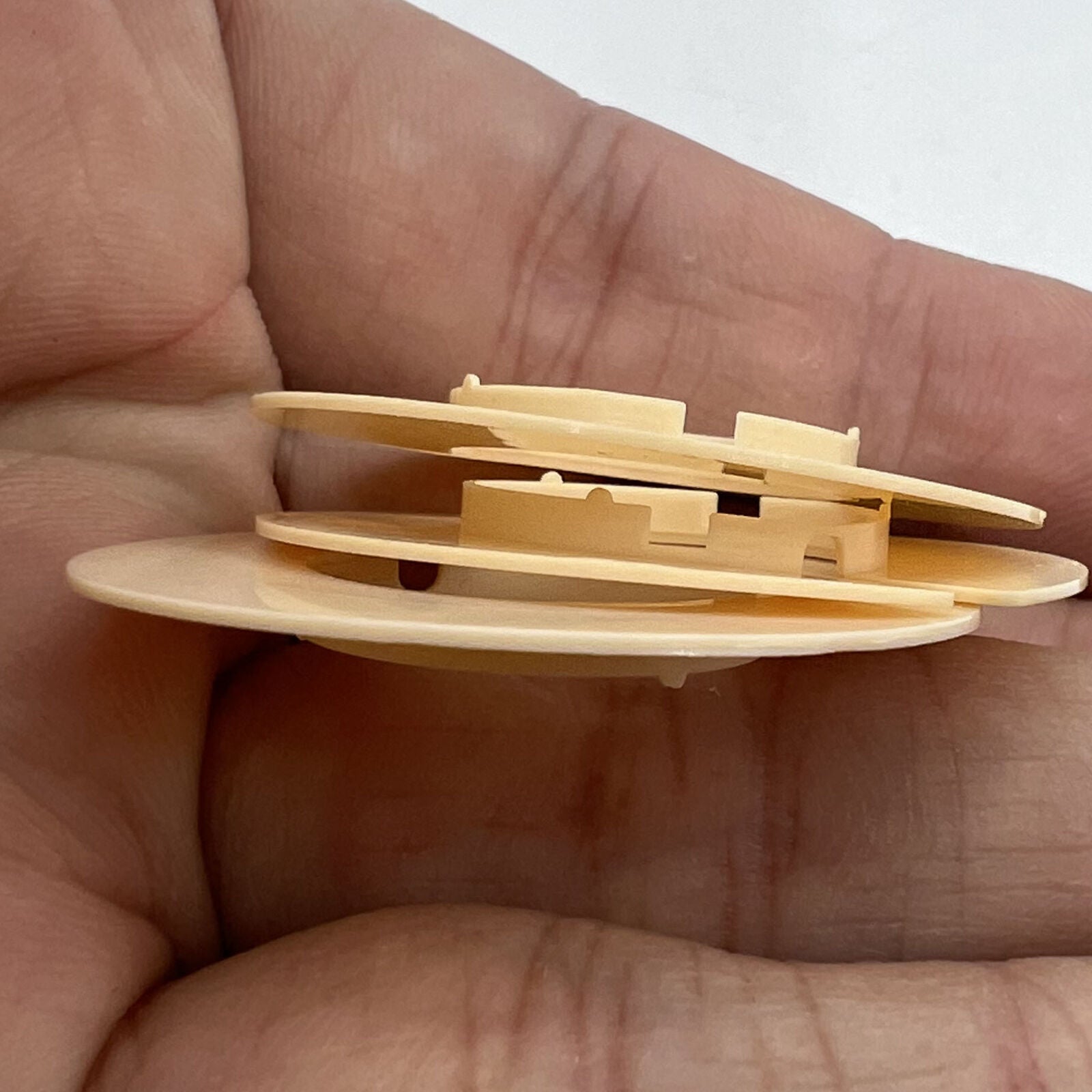 Durable watch case cushion mount spacer ring for ETA956.112/956.032 movement, precision fit accessory.