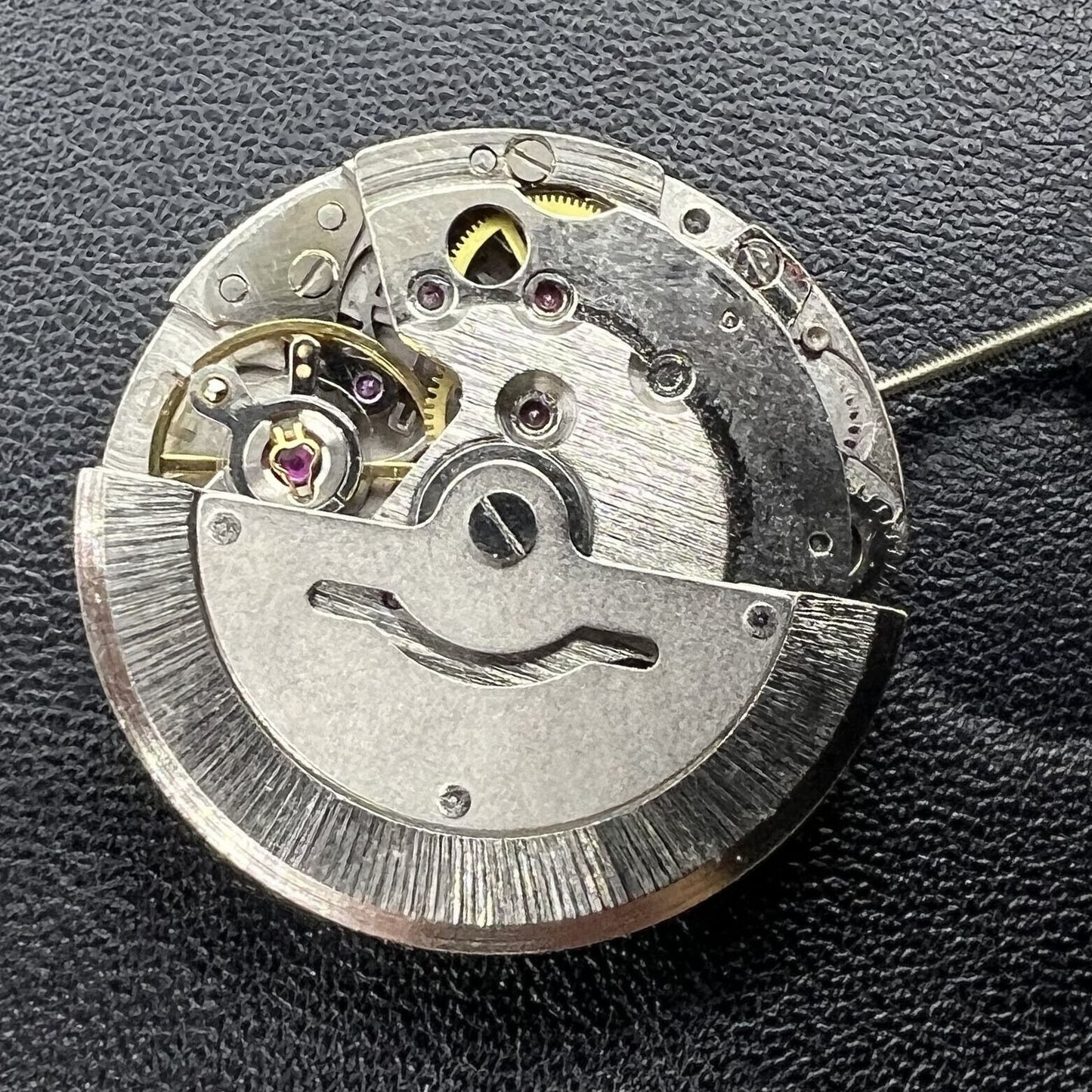 GMT Mechanical Movement Black Day Date Calendar at 6 For 2813
