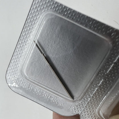 Original Swiss Made watch winding stem for ETA E61.111 movement, durable and precise accessory.