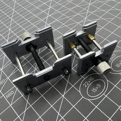 Ensemble de 2 supports de mouvement pour boîtier de montre, pince d'horloger en métal, outil de réparation