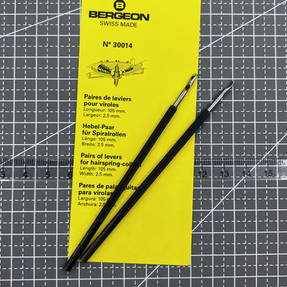 Bergeon Swiss Paar Hebel für Spiralfeder Klemmen 2 5 mm Modell 30014