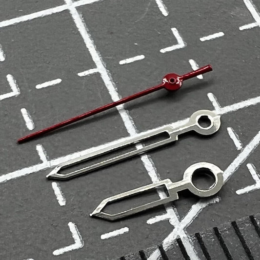 Jeu d'aiguilles de montre argentées pour mouvement Miyota 2035, longueur 12 mm/10 mm/7 mm, n° 1292