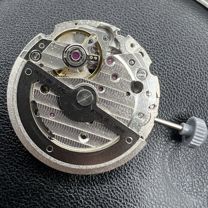 Miyota 8217 automatic watch movement with small second at 9, precision Japan-made mechanism for watch accessories.