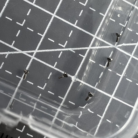 10 STÜCK Uhr Schrauben Für Teil Uhr Zifferblatt Fuß Pin Teile Fit Für Miyota 8200