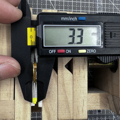 2 Stück Goldenes Japan Miyota GL20 Quarzuhrwerk mit 2 Zeigern