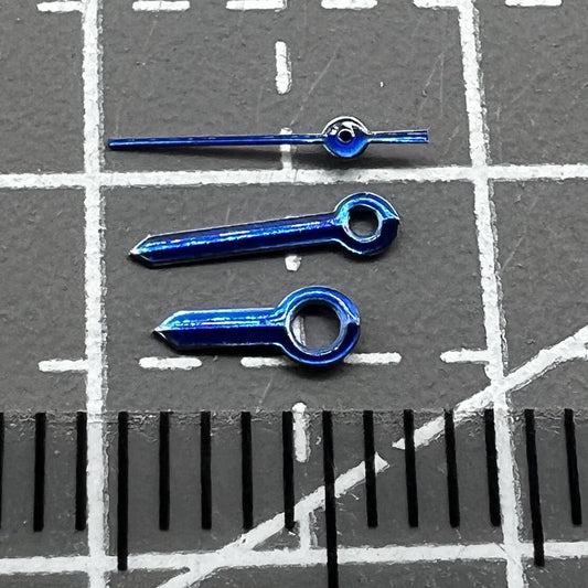 Aiguilles de montre en forme de flèche violet clair de 10 mm pour mouvement à quartz Ronda 763