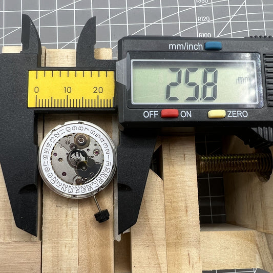 Original Silver SW200-1 automatic watch movement by ETA, precise mechanical replacement part for watches.