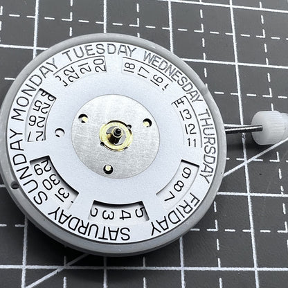 Mouvement automatique Seagull 2834-2, jour et date, remplace le mouvement ETA2834-2