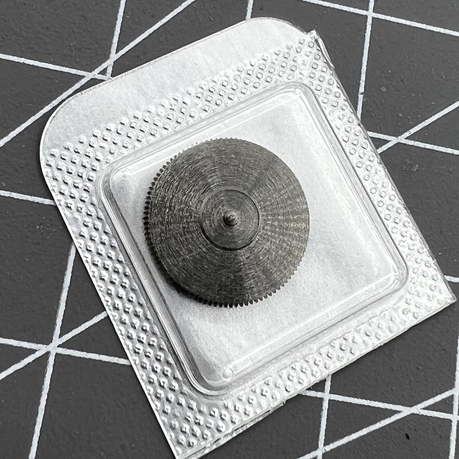 Barrel with complete mainspring for ETA C07.111 movement, precision replacement part by ETA.