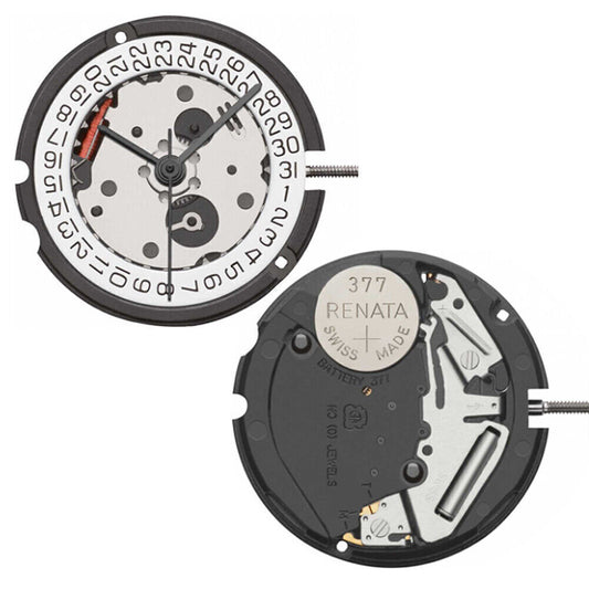 ETA 803.112 Watch Quartz Movement  3 Hands Date At 3/6
