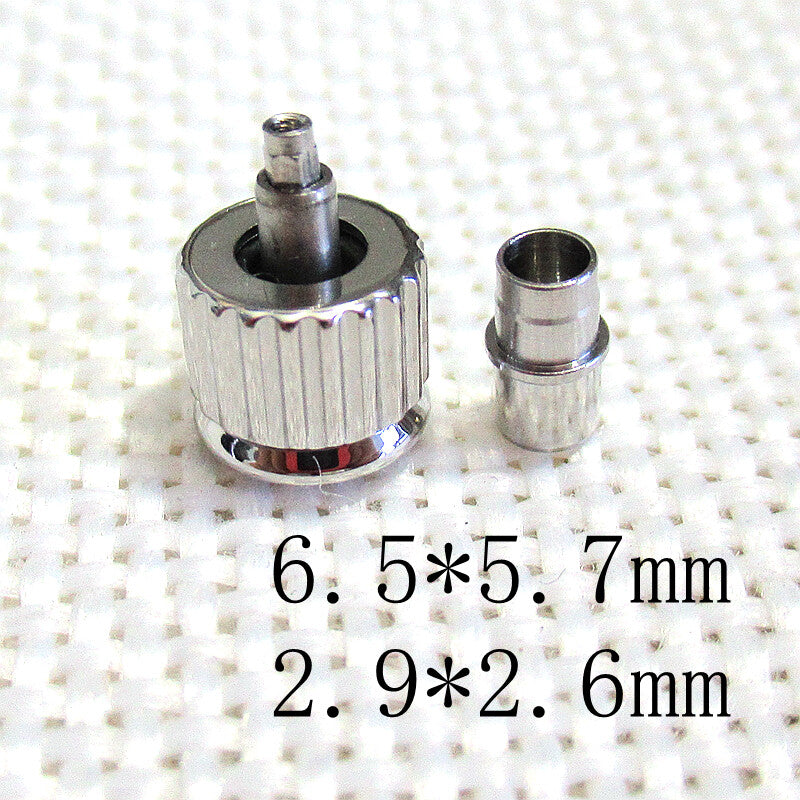 6,5 x 5,7 mm Ersatz-Uhrenkrone, silberfarben, generisch, für Conquest L3.782.4 