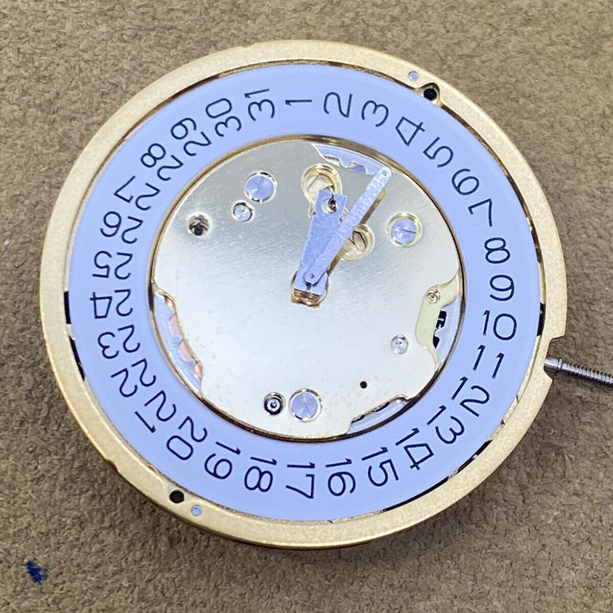 Ronda 5040D Swiss quartz watch movement with chronograph functions for precise timekeeping