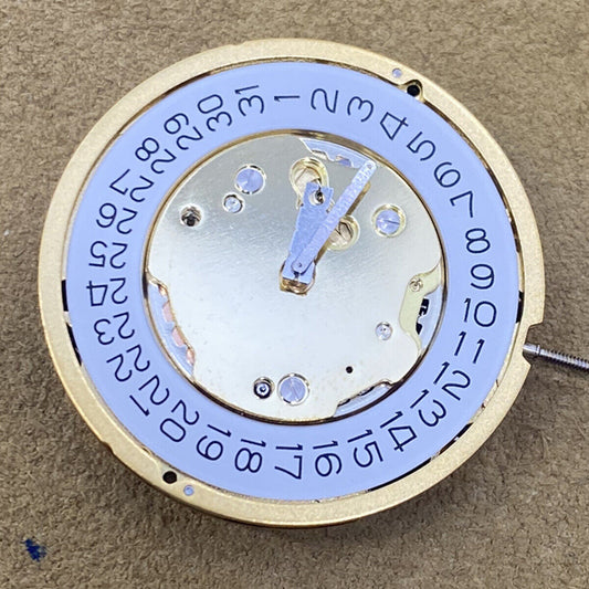 Ronda 5040D Swiss quartz watch movement with chronograph functions for precise timekeeping