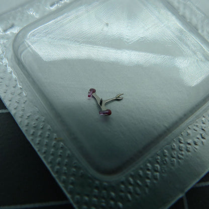 Set of 3 pallet fork parts for Miyota 8200 watch movement, precise fit for accessory repairs.