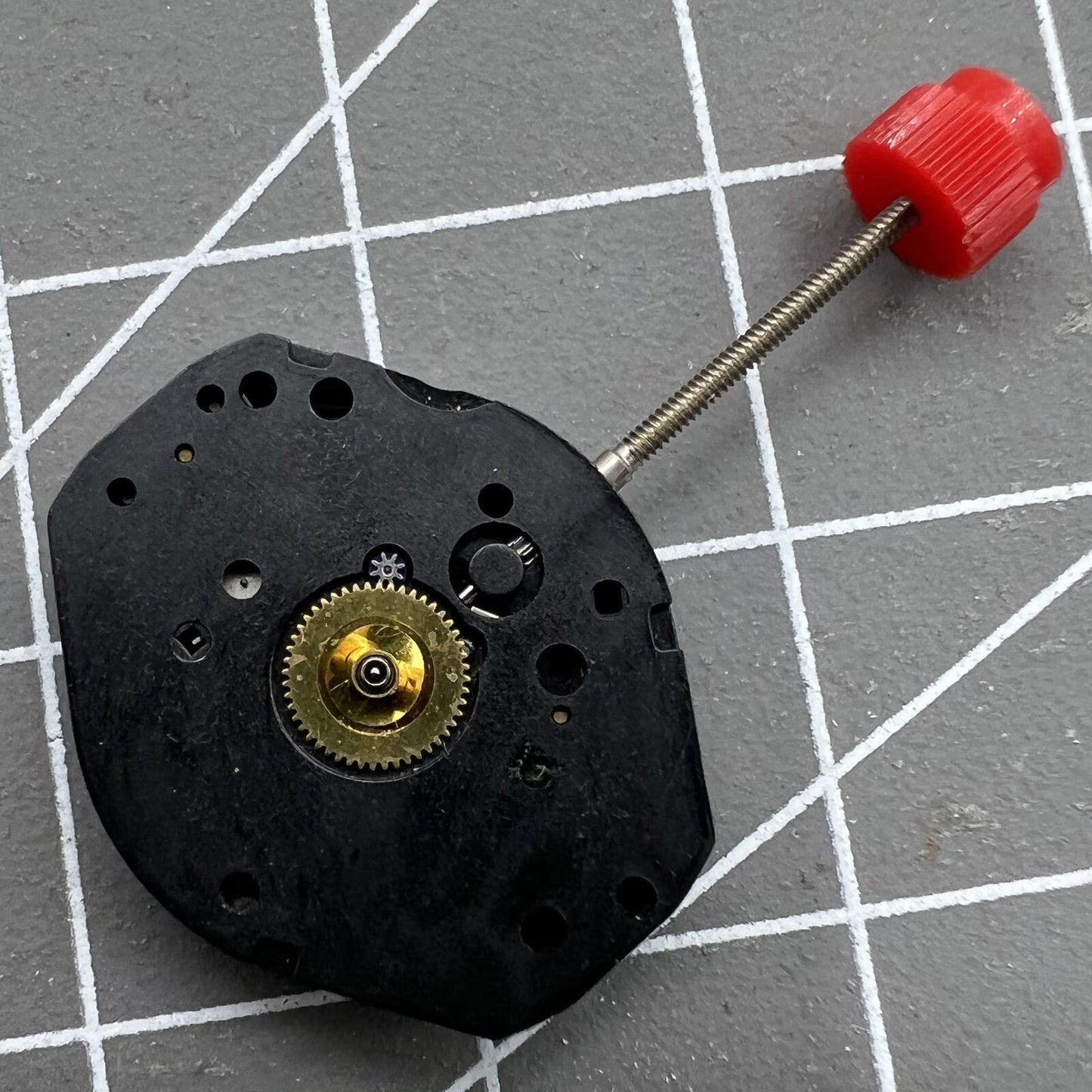 Swiss Made ETA 802.101 quartz watch movement with 3 hands, precise and reliable for watch accessories.