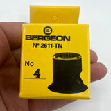 Swiss Made Bergeon 2611-TN-4 - 2.5x Magnification Loupe with Opening