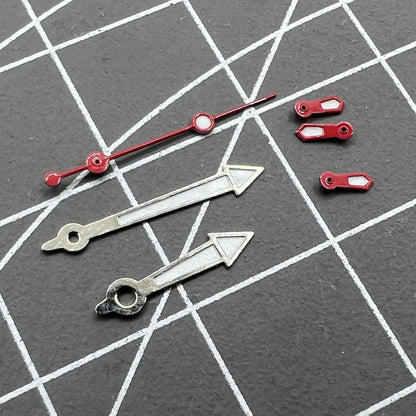 13 mm roter Sekundenzeiger mit grüner Leuchtmasse für VD53 VD54 VD57 Uhrwerk