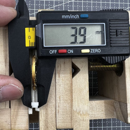 ETA255.461 Swiss Made quartz watch movement with 3 hands and date at 4 o'clock, perfect for precise watch repairs.