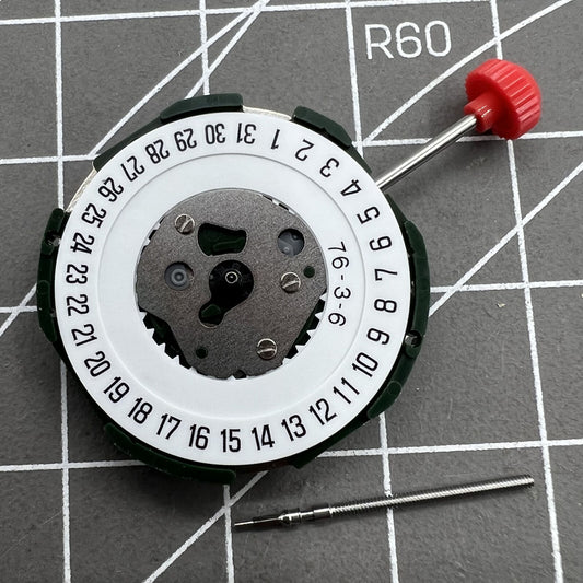 Miyota 2115 Quartz Movement Date at 6 Movement