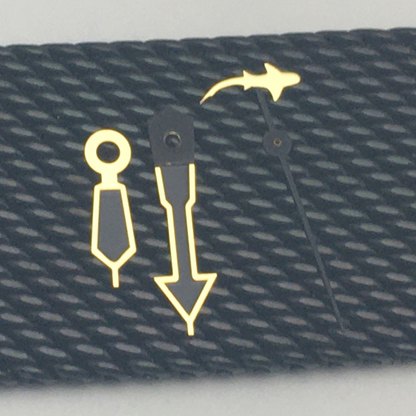 Precision 9.5x12.5x12.5mm SKX007 A47 watch hands set for NH35A/NH36A, quality parts