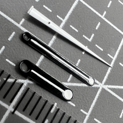 2 Sets/Pack 12mm Round Point Second Hand Watch Hands for Miyota 7T35 Movement