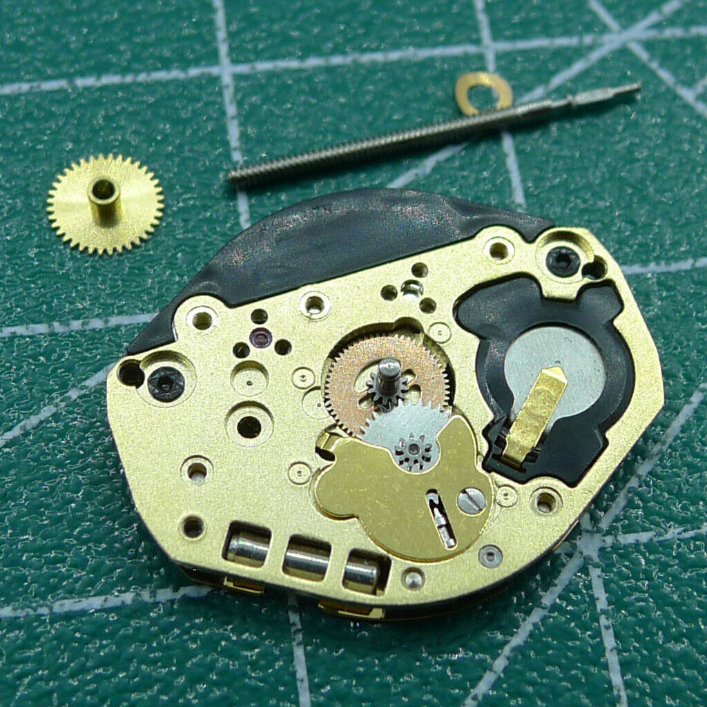 Swiss Made Ronda 1062 quartz watch movement with 2 hands for precise timekeeping.