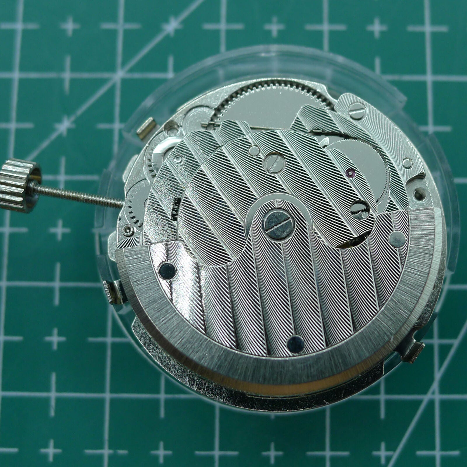 Seagull ST16 automatic watch movement, precision mechanical parts for repairs and assembly.