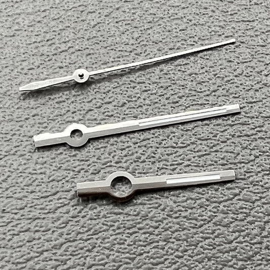2er Set Silberne Hohlzeiger für ETA2836 2824 2892A2 Dayjust Modell 83950