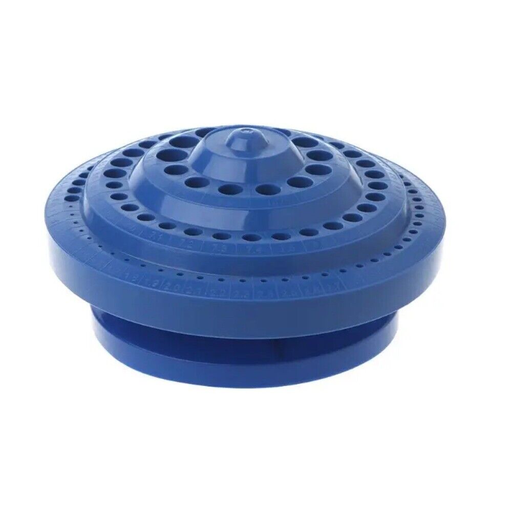 Boîte de rangement ronde en plastique pour forets de 1 à 13 mm, 100 pièces