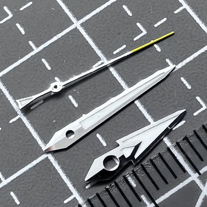 2 Sets Pack C3 Leuchtende Silber Akzent Gelber Zeigender Sekundenzeiger NH36