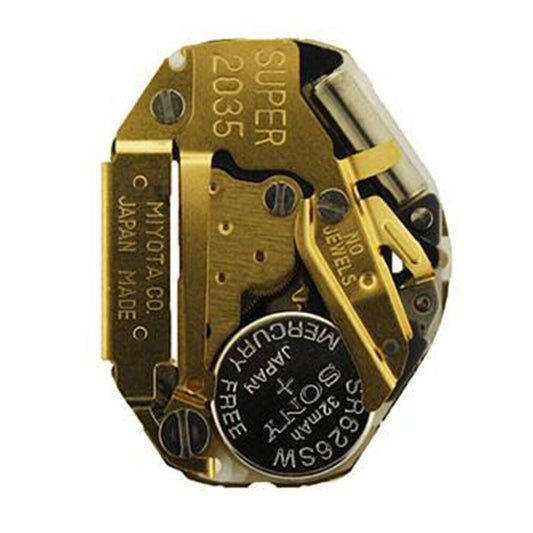 Miyota Super 2035 Golden Japan Quartz Movement