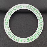 White Background Green Character Date Disk Date Wheel Overlay for NH35 NH36