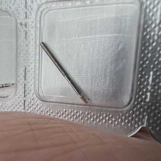 1. Watch winding stem compatible with ETA 255.112 and 255.441 movements for precise time adjustments.  