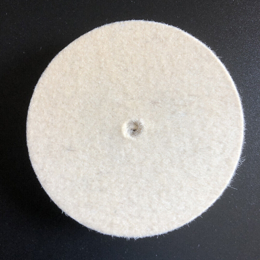 Bergeon 1207 white felt polishing wheels for watch accessories, perfect for precise cleaning and finishing tasks.