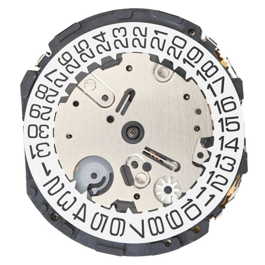 Hattori Epson VR32B quartz watch movement, precision Japan-made mechanism for watch repair.