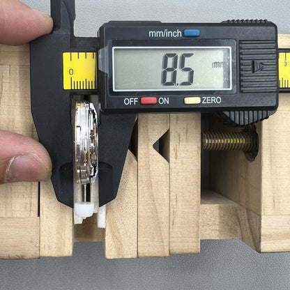 Automatik Uhr China Made Ref 3255 schmaler Kalender Doppeldatum Mechanik