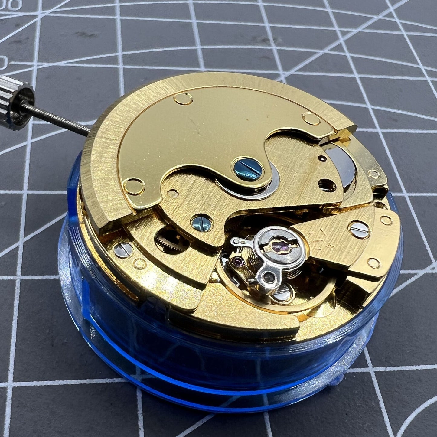 Seagull ST16 T16 Goldenes automatisches mechanisches Uhrwerk, 3 Zeiger, Einzelkalender 