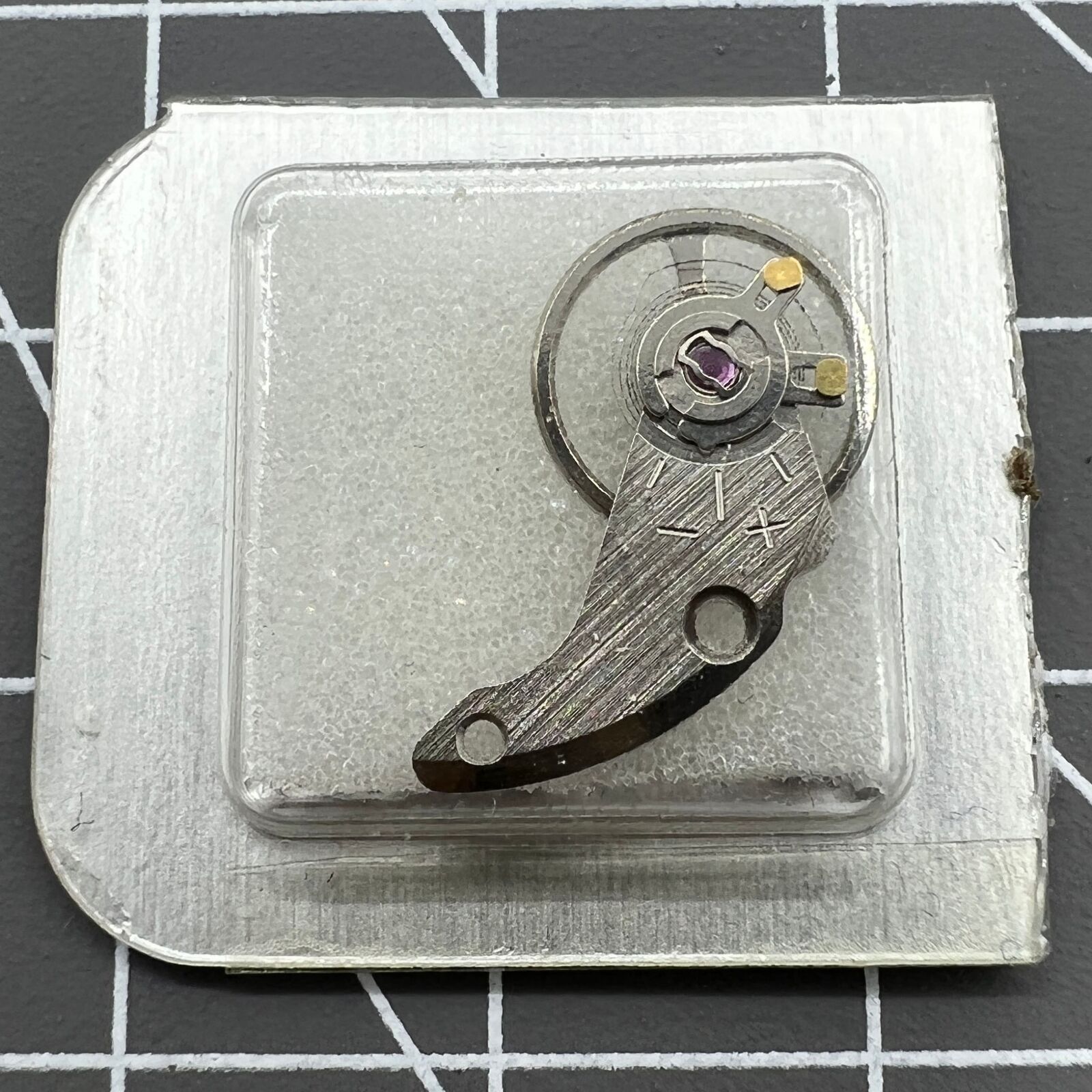 Japan made balance wheel with splint for Miyota NH35 NH36 watch movement, precise timekeeping component.