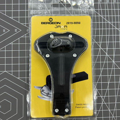 Swiss Bergeon 2819-MINI JAXA watch back case opener tool, precise 62mm repair accessory.