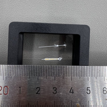 Grüne Leuchtzeiger Set Orange lackiert Weißer Rand für NH34 NH35 NH36 NH38 Uhr