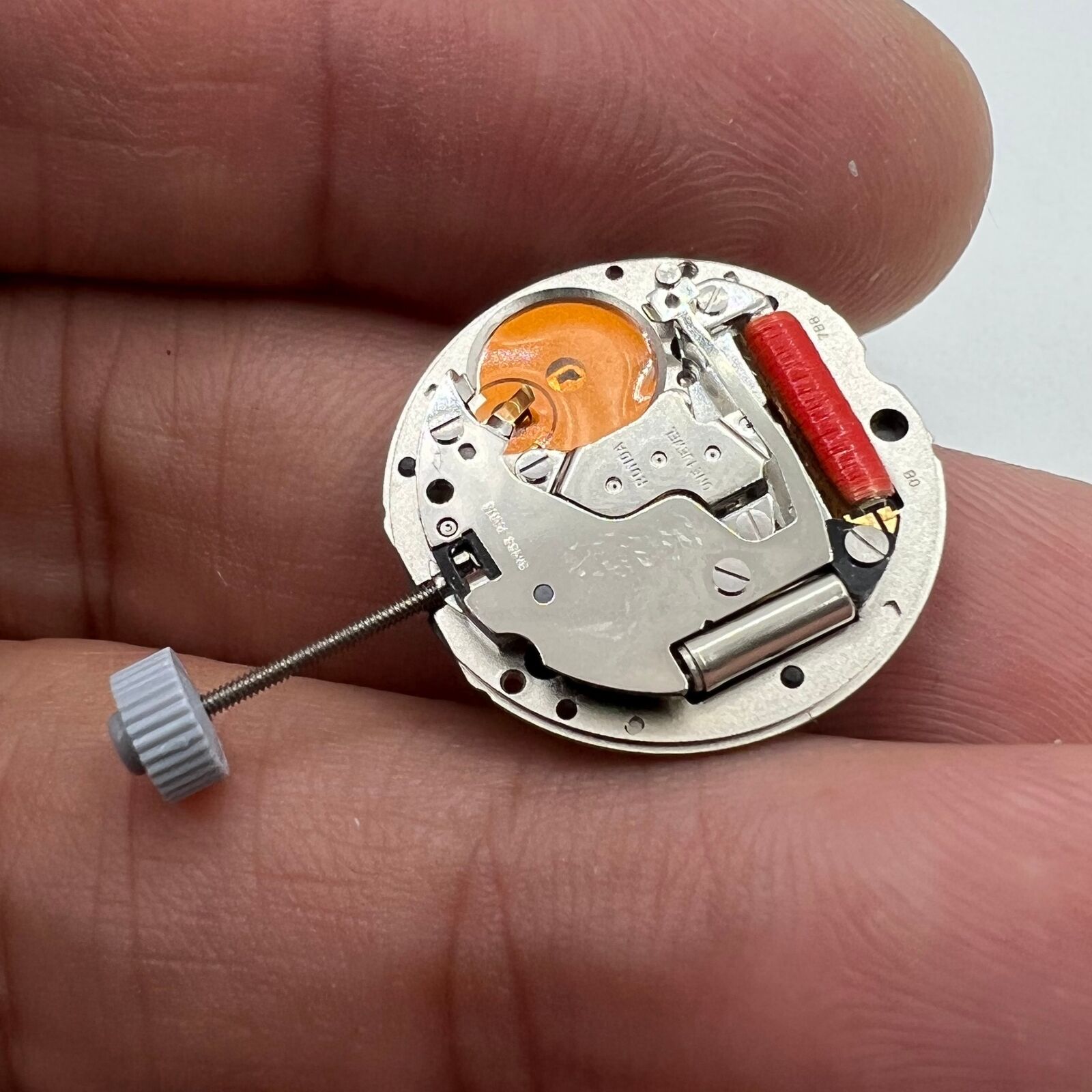 Ronda 788 Quartz watch movement with date at 6, moon phase, 3 hands, Swiss precision by Ronda