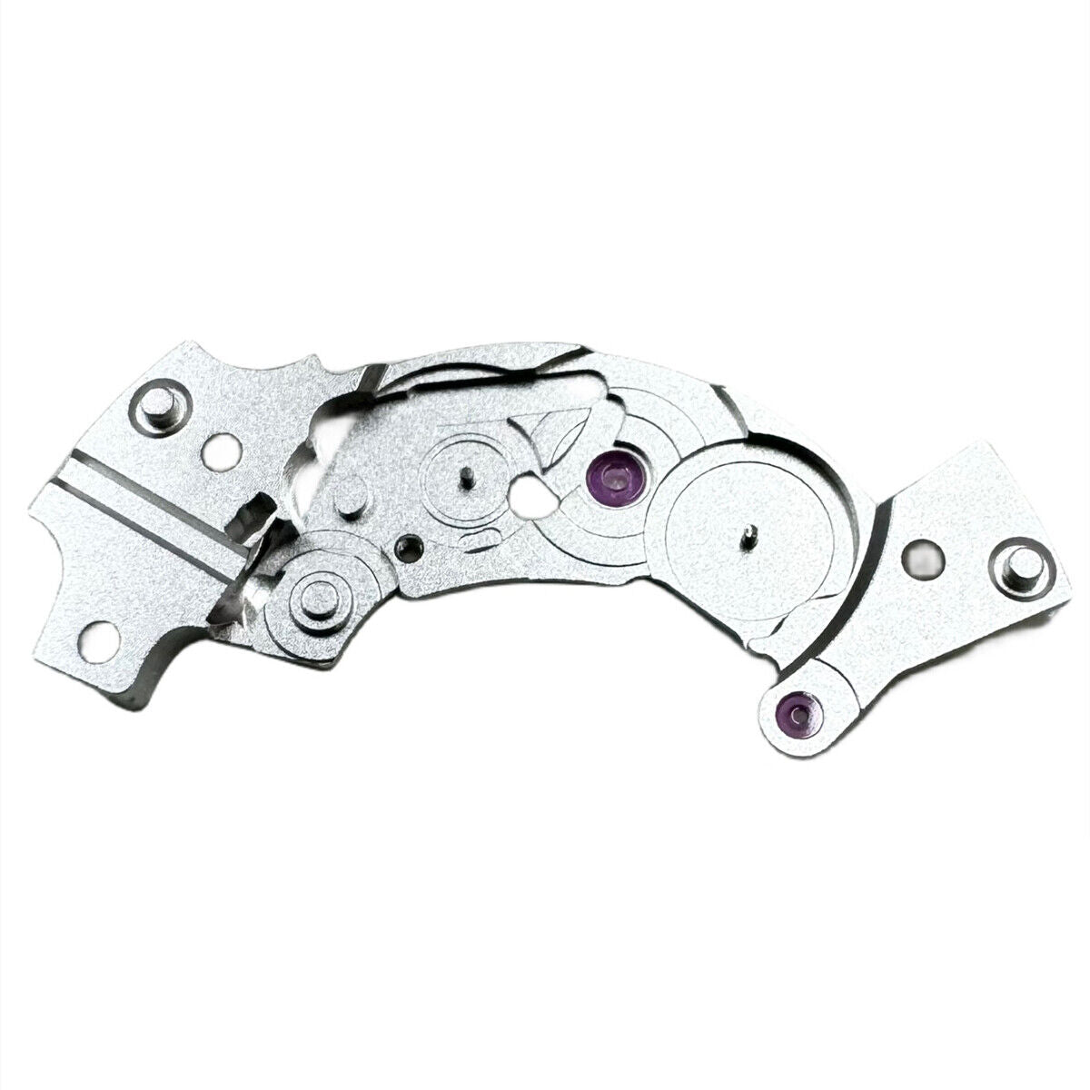 Silver upper bridge splint for ETA2892A2 2892A watch movement replacement, precision fit accessory.