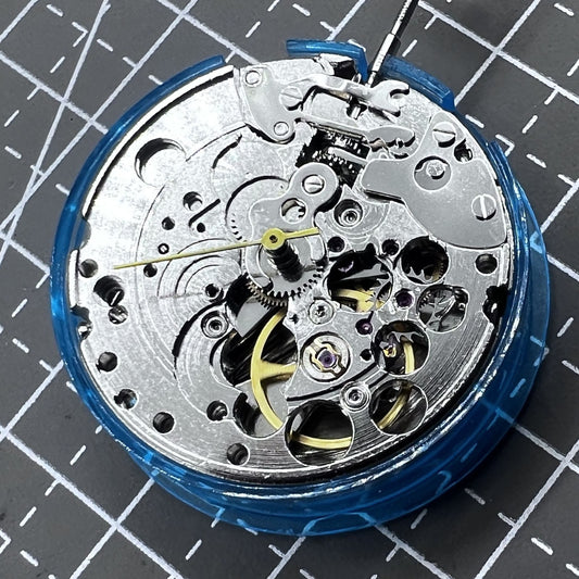 Automatisches mechanisches Uhrwerk Tianjin ST16 Silber Hollow