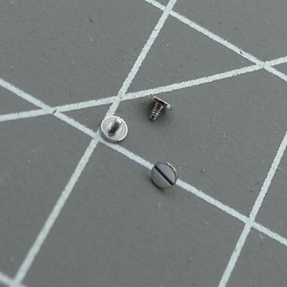 Set of 3 RLX 3135-5625 screws for date wheel replacement in 3135 watch movement.